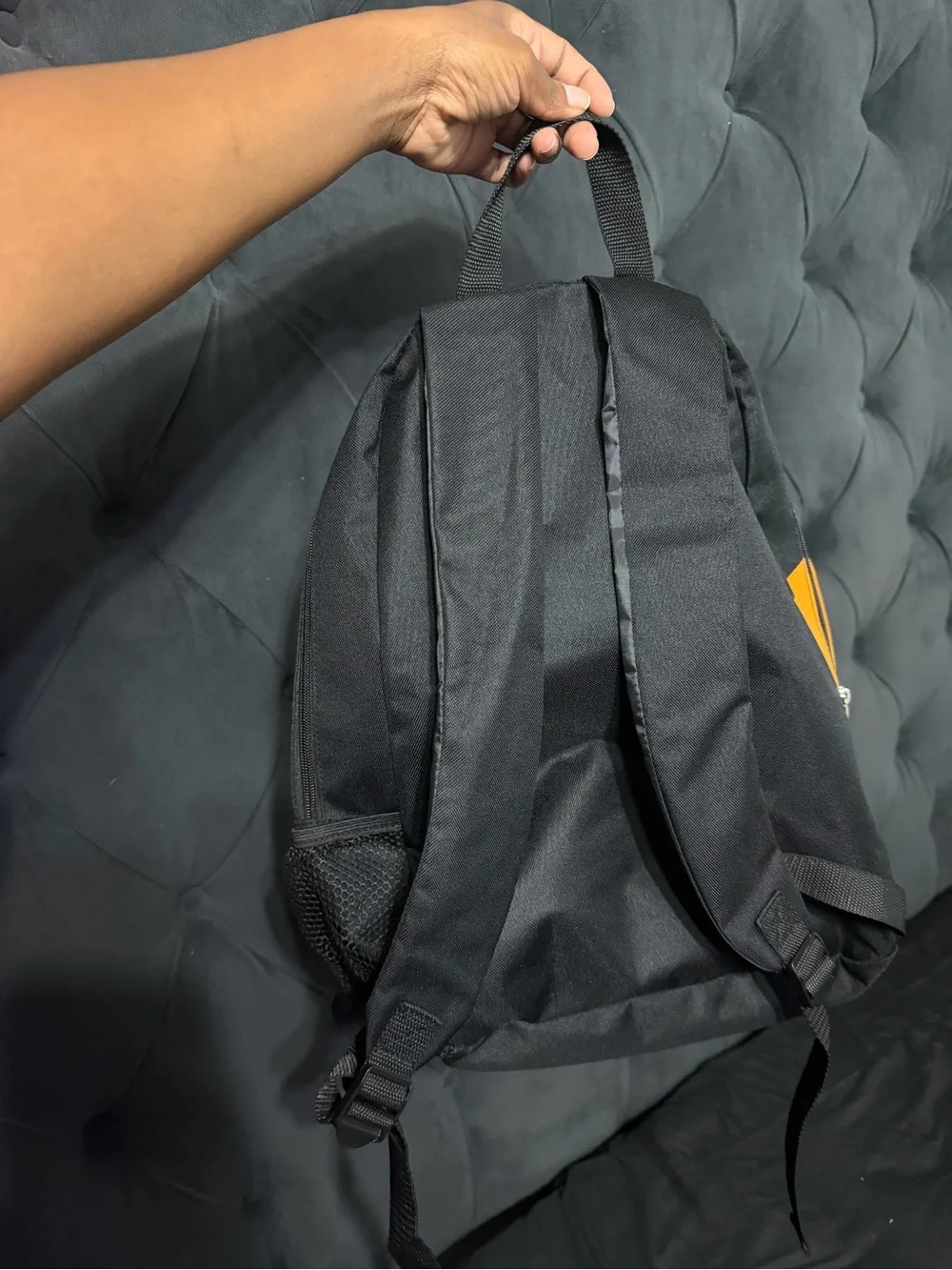 Black and Yellow Backpack